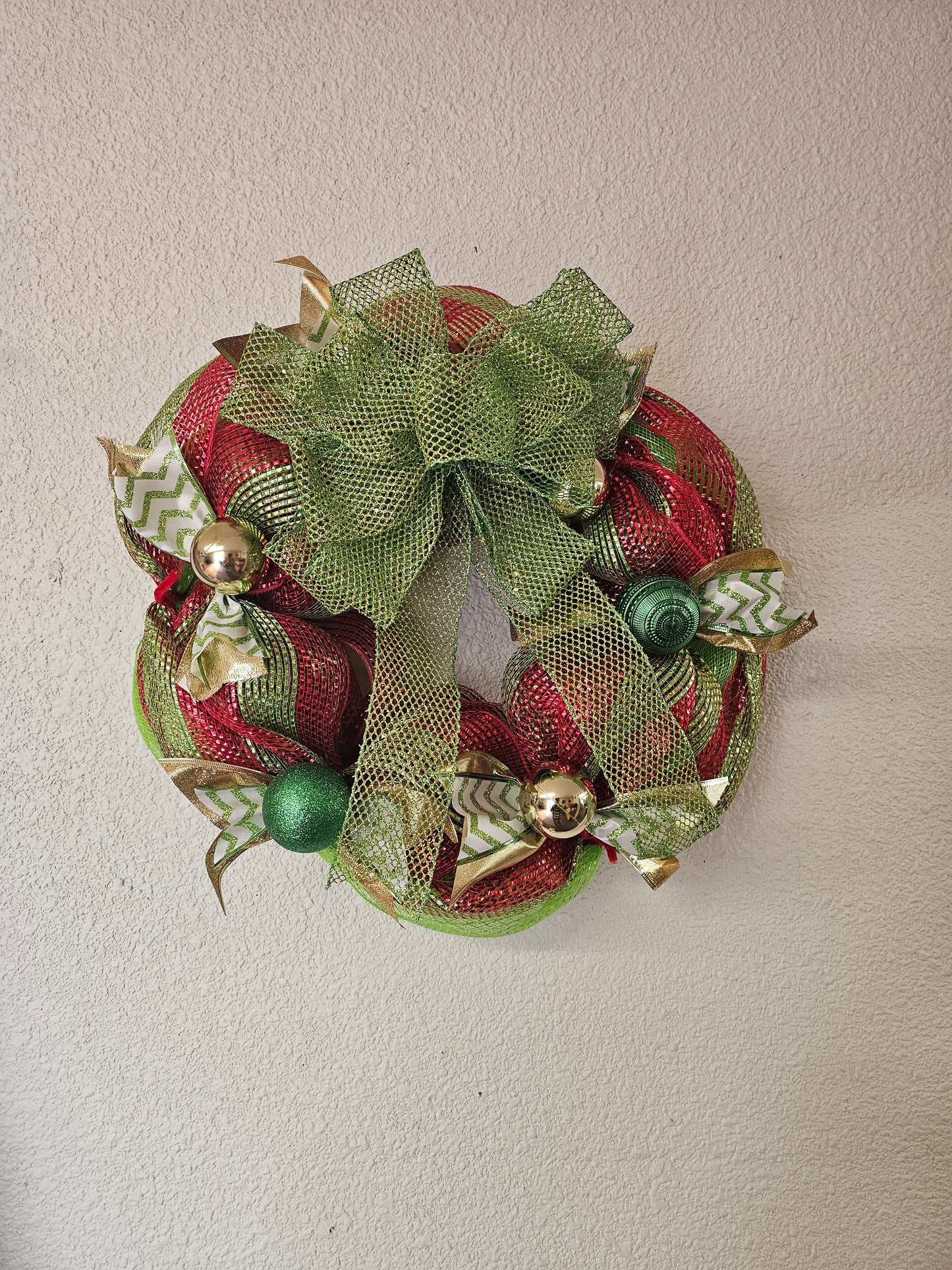 Red & Sage Wreath