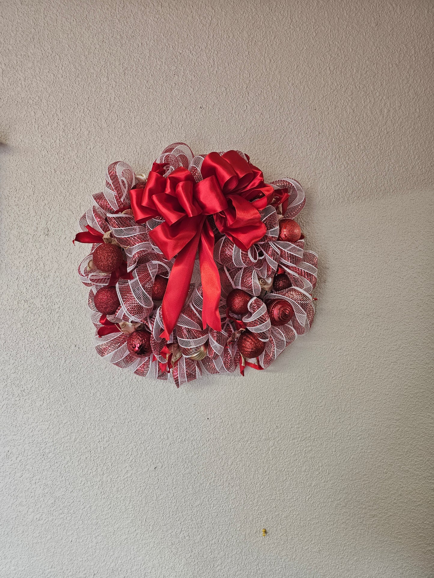 Candy Cane Wreath